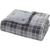 107058-7e7560.webp Luxury Plaid King Blanket with Sherpa Reverse
