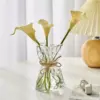 Elegant Glass & Crystal Flower Vase for Modern Home Decor