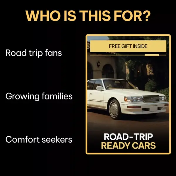 Road-Trip Ready Cars | Essential eBook Guide to the Best Cars for Long Road Trips, Comfort, Space & Smart Travel Choices