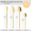 111742-46b579.webp Luxurious 24-Piece Mirror Gold Dinnerware Set, 18/10 Stainless Steel Cutlery