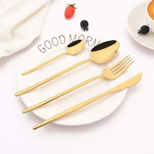 111742-e11ec4.webp Luxurious 24-Piece Mirror Gold Dinnerware Set, 18/10 Stainless Steel Cutlery