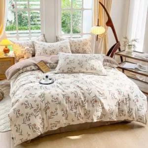 Floral Jacquard Bedding Set