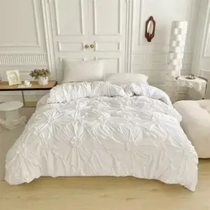 Luxury 3D Twist Flower Bedding Set