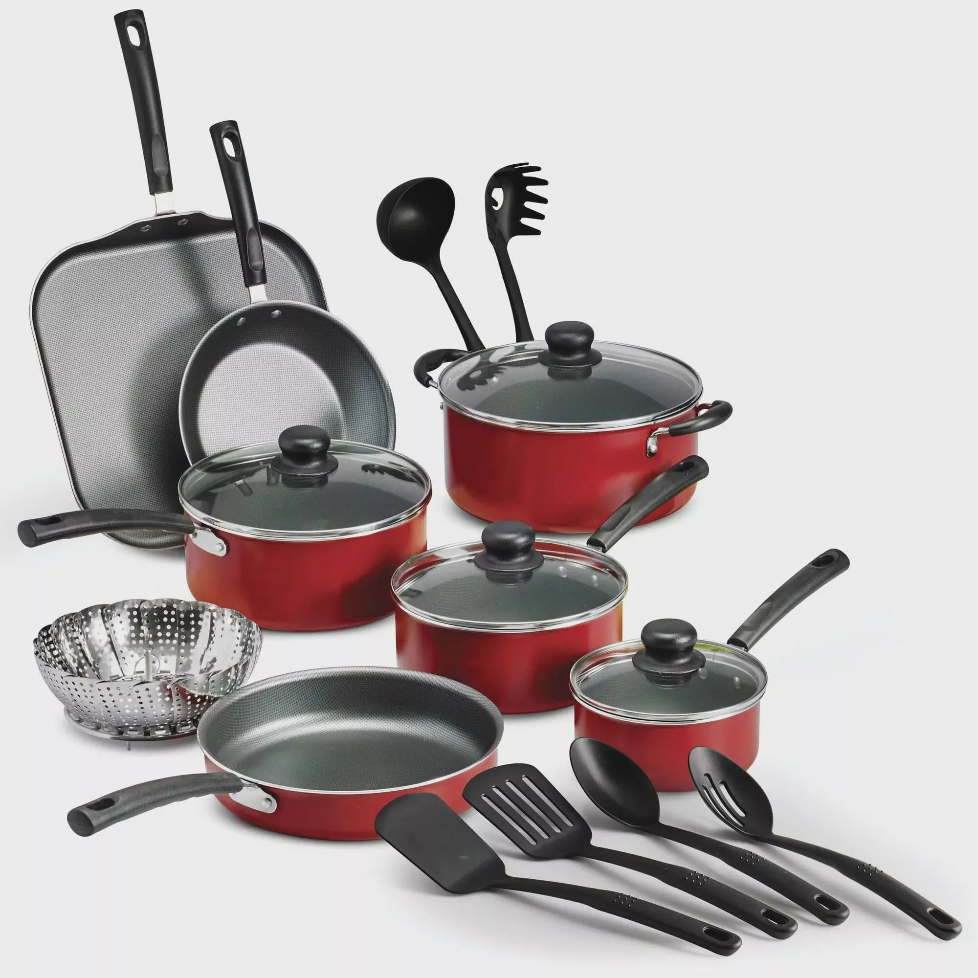 112590-b6c7a3.webp 18-Piece Complete Kitchen Nonstick Cookware Set