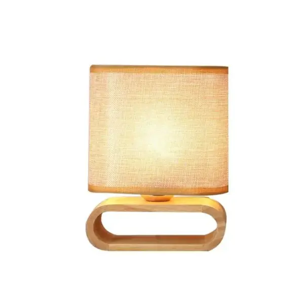 113174-3dc177.webp Contemporary Solid Wood & Fabric Table Lamp - LED Desk Lighting for Home & Office