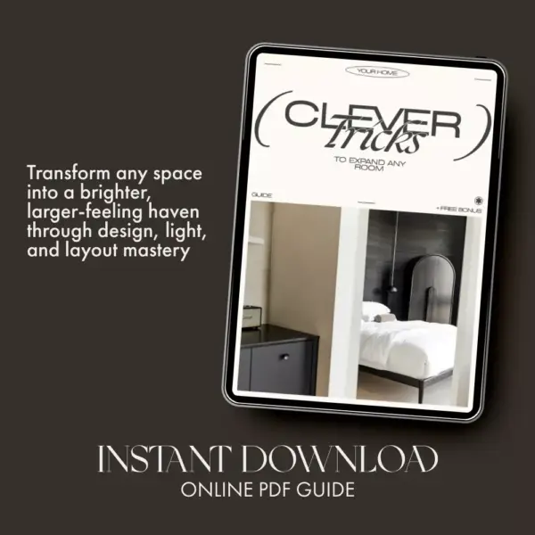 113336-c2ddeb.webp Clever Tricks to Expand Any Room | Digital Guide for Home Design, Small Space Solutions & How to Make Small Rooms Feel Larger | Instant Download eBook