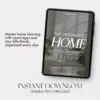 The Organized Home: Cleaning App Edition Checklist | Digital Download for How to Track Cleaning with Apps, Home Management, and Smart Cleaning Routine Planner