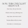 How to Tidy Up When You Have No Time – Printable Cleaning Checklist for Busy People | Instant Digital Download | Quick Home Reset Guide for When Life Gets Messy | how to clean when you have no time