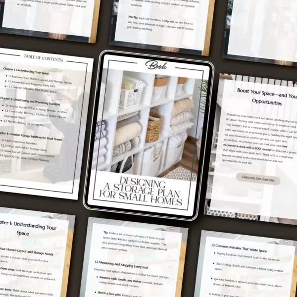 Designing a Storage Plan for Small Homes | eBook Guide for Smart Space Design | How to Design a Storage Plan for Small Homes