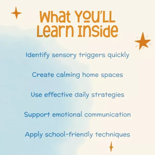 Quiet the Storm: A Friendly Guide to Calming Sensory Overload in Kids | Ebook with Tips for Calming Sensory Overload in Kids