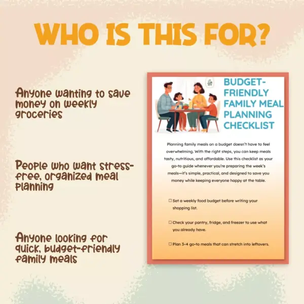 113866-2fae55.webp Budget-Friendly Family Meal Planning Checklist | Printable Digital Download | Weekly Meal Planner Guide for Families on a Budget | Money-Saving eBook & Checklist