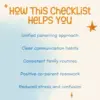 Checklist: How to Build Consistency Between Parents | Printable Co-Parenting Guide for Unified Routines, Rules, and Communication | Digital Download for Families and Co-Parents