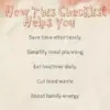 Healthy Eating Made Easy: Checklist | Simple Tips for Eating Healthy as Busy Parent | Printable Digital Download
