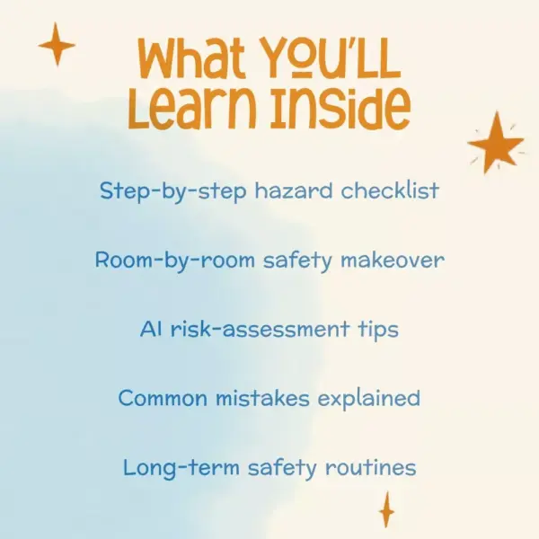 Safe Steps: Your Step-by-Step Guide to Babyproofing Every Corner | Printable Home Safety Guide | Digital Download eBook for New Parents | how to babyproof house step by step